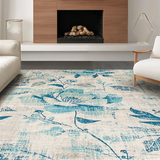 Contemporary Subtle Floral Accents(Beige)