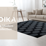 Elegant Textured Round Accent(Black)