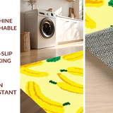Ultra Soft Area Rug, Non Slip, Stain Resistant, Washable Area Rugs for Living Room, Bedroom, Lively Yellow Green Color Fusion(Yellow)