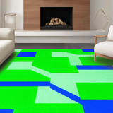 Bright Colorful Intersection Design(Green)