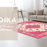 Eclectic Floral Medallion Aesthetic(White)