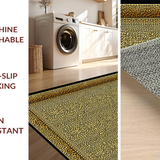 Ultra Soft Area Rug, Non Slip, Stain Resistant, Washable Area Rugs for Living Room, Bedroom, Artistic Neutral Animal Graphic(Gold)