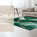 Chic Low Pile Textured Marble Theme(Green)