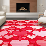 Charming Whimsical Heart Motif(Red)