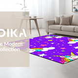 Lovely Cartoonish Whirlwind of Colors(Purple)