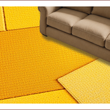 Ultra Soft Area Rug, Non Slip, Stain Resistant, Washable Area Rugs for Living Room, Bedroom, Contemporary Abstract Stain Resistant(Yellow)