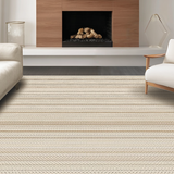 Ultra Soft Area Rug, Non Slip, Stain Resistant, Washable Area Rugs for Living Room, Bedroom, Rustic Warm Tones Coastal Inspiration(Beige)