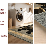 Ultra Soft Area Rug, Non Slip, Stain Resistant, Washable Area Rugs for Living Room, Bedroom, Cozy Log Cabin Decor Accents(Beige)