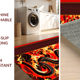 Bold Mythological Art Composition(Red)