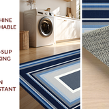 Trendy Geometric Symmetry in Blue(Blue)