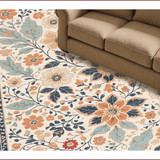 Navy Blue Orange Dining Room Boho(Beige)