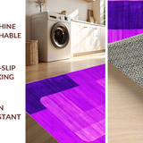 Ultra Soft Area Rug, Non Slip, Stain Resistant, Washable Area Rugs for Living Room, Bedroom, Contemporary Textured Overtufted Design(Purple)