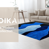 Chic Black and Blue Fusion(Blue)