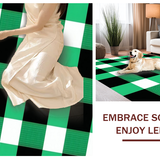 Chic Rustic Checkered Aesthetic(Green)