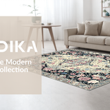 Luxurious Textured Floral Design(Ivory)