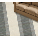 Ultra Soft Area Rug, Non Slip, Stain Resistant, Washable Area Rugs for Living Room, Bedroom, Elegant Striped Monochrome Aesthetic(Beige)