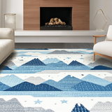 Gray and White Serenity(Blue)