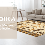 Eco Friendly Safari Style Floor Decor(Beige)