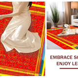 Energetic Cheerful Patterned Decor(Red)