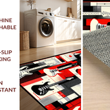 Dynamic Electric Guitar Visuals(Red)