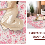 Stylish Pink Petal Layering(White)