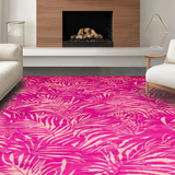Ultra Soft Area Rug, Non Slip, Stain Resistant, Washable Area Rugs for Living Room, Bedroom, Soft Pastel Animal Expression(Pink)