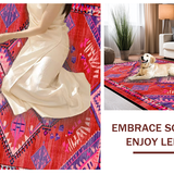 Lively Textured Trellis Aesthetic(Red)