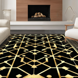 Elegant Crisscross Shell Ornamentation(Black)