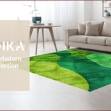 Ultra Soft Area Rug, Non Slip, Stain Resistant, Washable Area Rugs for Living Room, Bedroom, Moss Aesthetic Washable Playroom Shag Carpet(Green)
