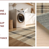Ultra Soft Area Rug, Non Slip, Stain Resistant, Washable Area Rugs for Living Room, Bedroom, Neutral Country Cottage Living Room Area Rug(Beige)