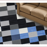 Contemporary Minimalist Checkered Style(Black)