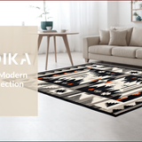 Rustic Southwestern Motif with Depth(Black)