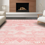 Delicate Blush Abstract Touch(Red)