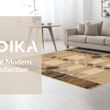 Ultra Soft Area Rug, Non Slip, Stain Resistant, Washable Area Rugs for Living Room, Bedroom, Whimsical Earthy Animal Motif(Beige)