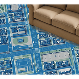 Charming Urban Map Aesthetic(Blue)