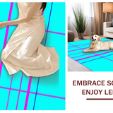 Brightly Hued Educational Circle Mats(Blue)