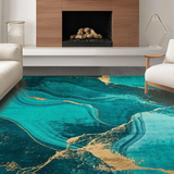 Glistening Gold Crack Artistry(Blue)