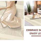 Elegant Non Slip Geometric Touch(Beige)