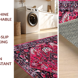 Contemporary Floral Ogee Style(Red)