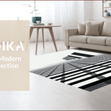 Chic Geometric Monochrome(Black)