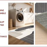 Ultra Soft Area Rug, Non Slip, Stain Resistant, Washable Area Rugs for Living Room, Bedroom, Abstract Modern Washable(Gray)