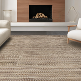 Elegant Tiled Motif with Tassels(Beige)