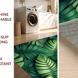 Vibrant Leafy Abstract Aesthetic(Green)