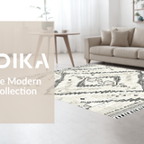 Elegant Neutral Diamond Motif(Gray)