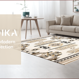 Geometric Ivory Southwestern Aesthetic(Beige)