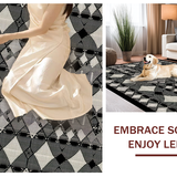 Stylish Abstract Monochrome Artistry(Black)