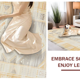 Contemporary Creamy Abstract Elements(Beige)