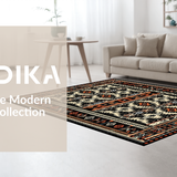 Chic Low Contrast Patterned Accent(Black)