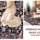 Luxurious Dappled Floral Composition(Black)