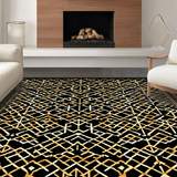 Sophisticated Black Patterned Luxe(Black)